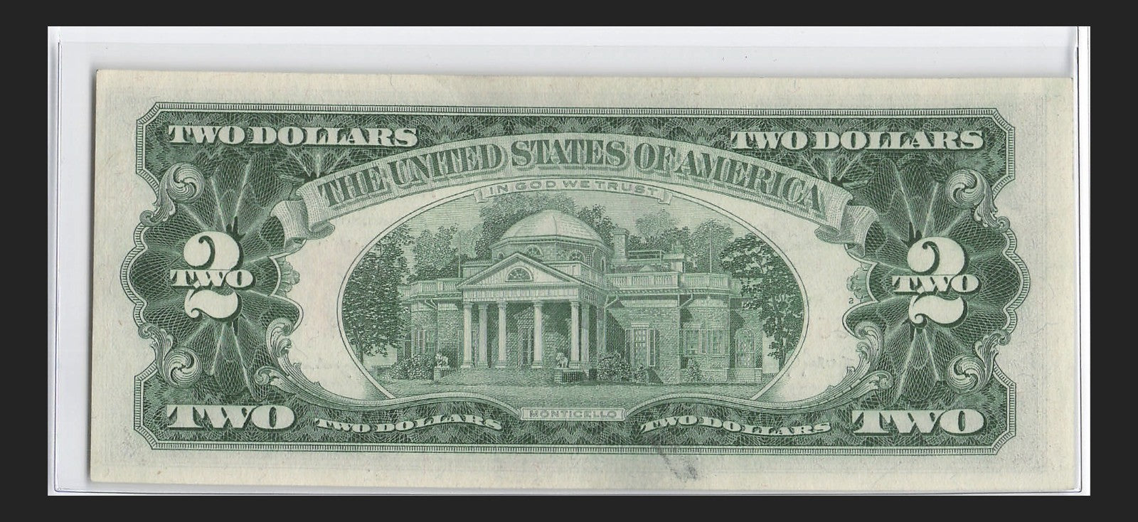 Four in a Row 6s Fancy Serial Number Two Dollar Red Seal 1953A $2 POS 3