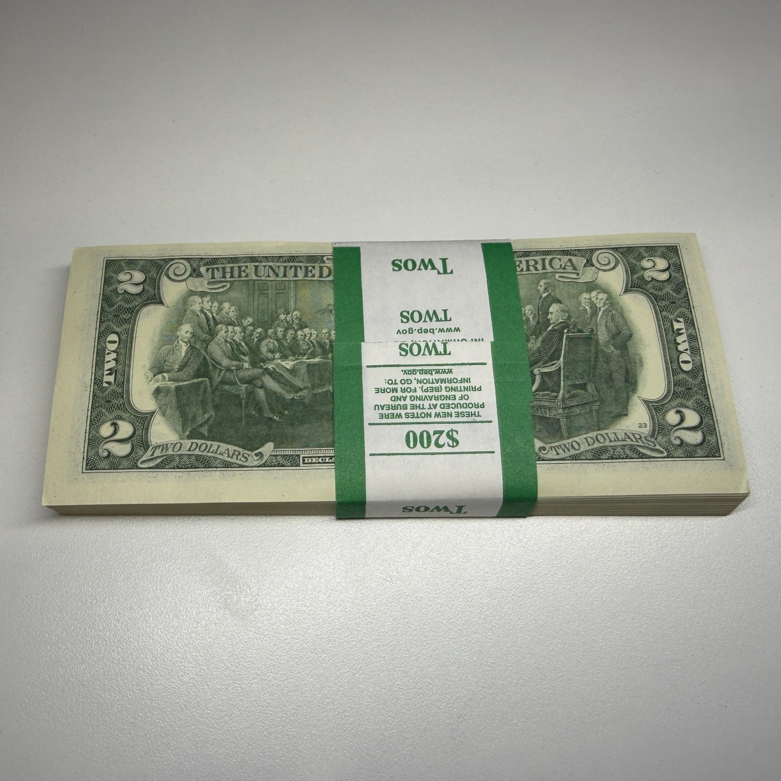 NEW 2021 $2 Two Dollar Bill New York JAMES BOND 007 SEQ From PACK BUYING 1 NOTE